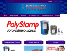 Tablet Screenshot of polyhex.com.br